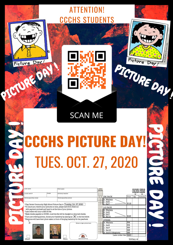 CCCHS School Photos Tuesday